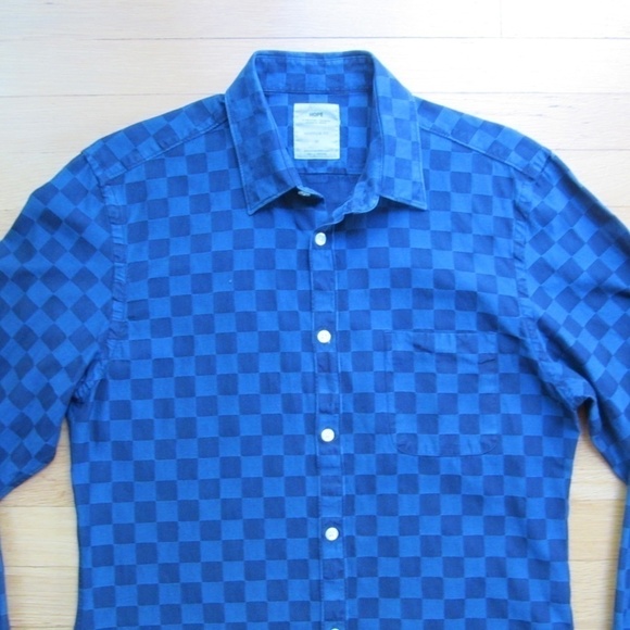 Hope Narrow Fit Chambray Soderberg Man Shirt - Picture 2 of 8